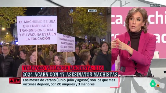 Tania Sánchez, sobre la violencia machista Tania Sánchez, sobre la violencia machista