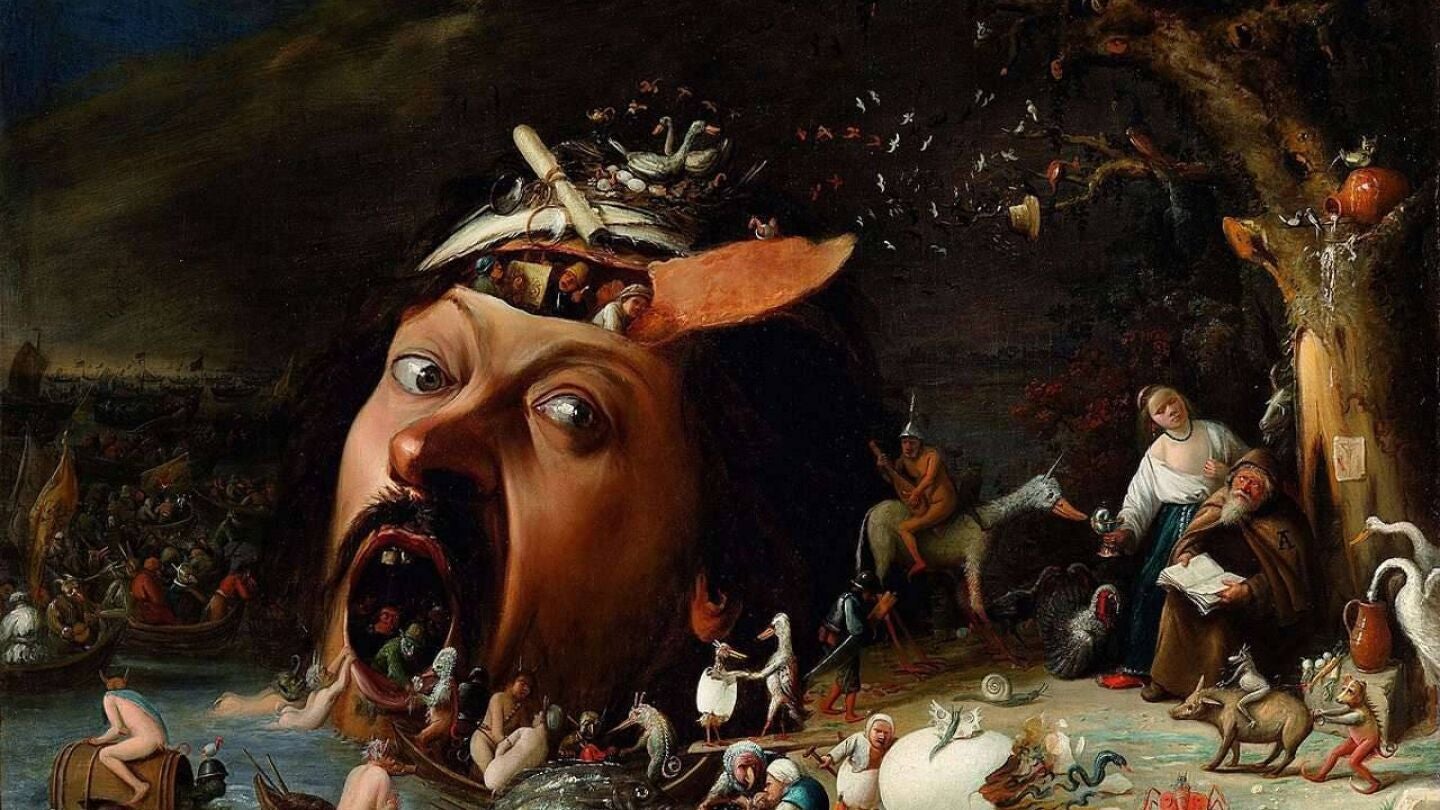 'La tentaci&oacute;n de San Antonio' es un lienzo de Joss Van Craesbeeck en el que se ilustran las alucinaciones que produc&iacute;a el cornezuelo de centeno