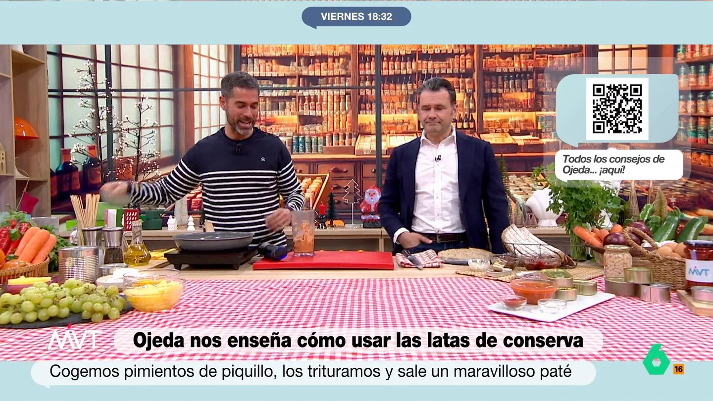 Pablo Ojeda enseña a elaborar un paté de pimiento rojo con anchoas: la receta paso a paso El nutricionista apuesta por utilizar alimentos en conserva para preparar un tentempié muy sencillo, con pocos ingredientes pero delicioso y saludable. "Hemos hecho un bocado excepcional", afirma.