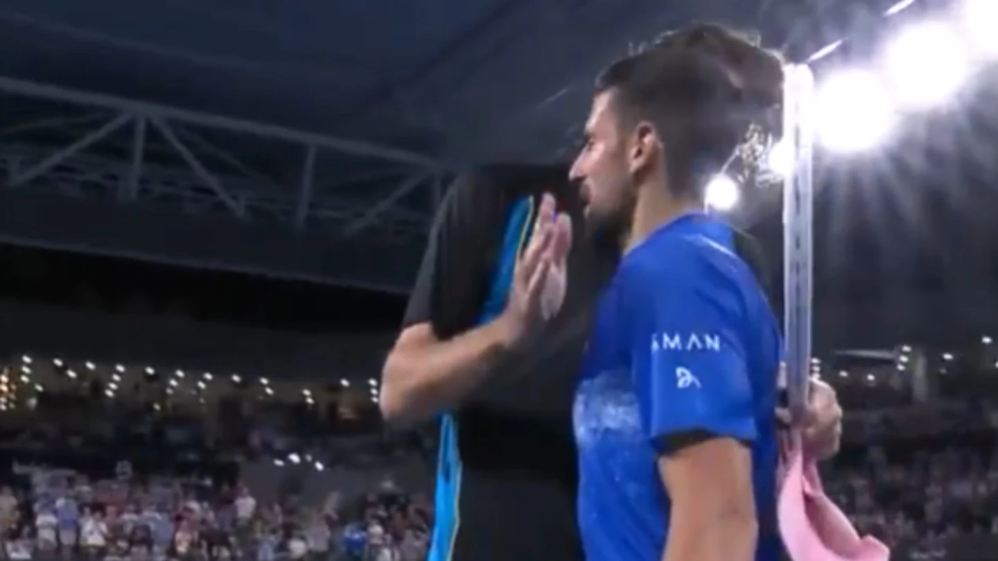 Novak Djokovic y Reilly Opelka Novak Djokovic y Reilly Opelka