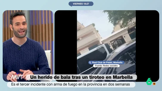 Tres tiroteos en dos semanas: la actividad de las bandas armadas atemoriza a la Costa del Sol Los tiroteos podrían tener relación con las mafias que se encuentran en la zona. José Luis Torá expone que el pasado 24 de diciembre un hombre fue tiroteado frente a una farmacia en Puerto Banús.