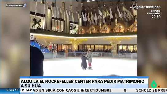 Un hombre alquila el Rockefeller Center para pedir matrimonio a su novia Un hombre alquila el Rockefeller Center para pedir matrimonio a su novia