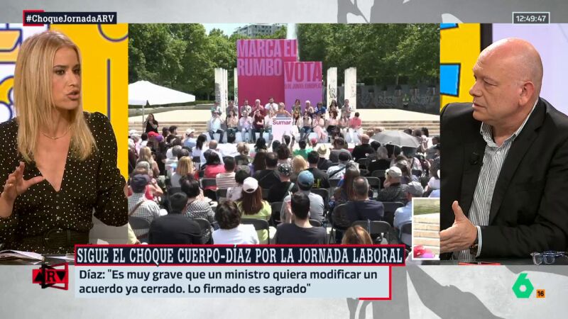 Afra Blanco: "No nos hagamos trampas, la patronal no va a firmar la reducción de la jornada laboral, como no lo hizo en 1983" 