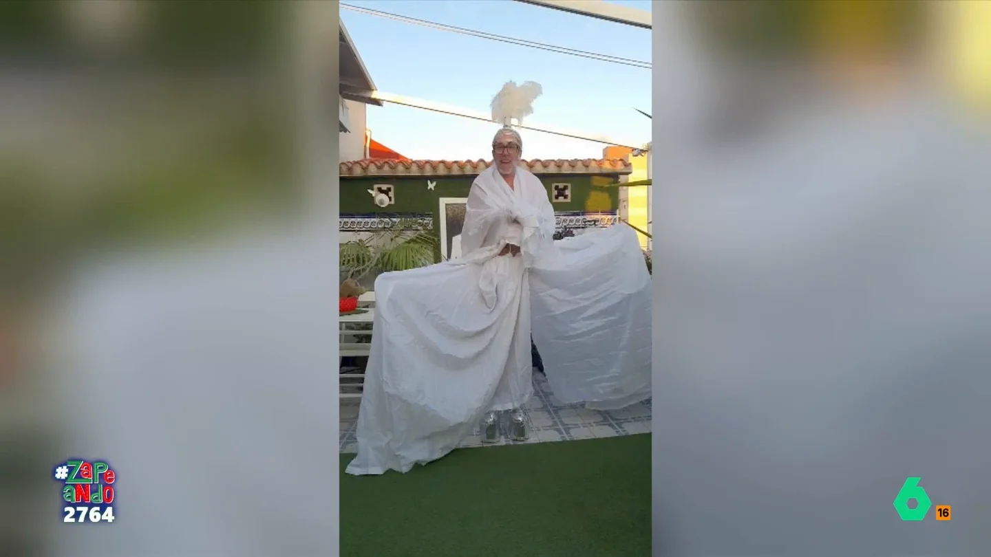 Un usuario de TikTok hace su propia versión del vestido de Cristina Pedroche para las campanadas con un tendedero Muchos usuarios en redes sociales se han animado a versionar el vestido que lució la zapeadora para despedir el 2024. No te pierdas la versión que ha creado un usuario de TikTok.