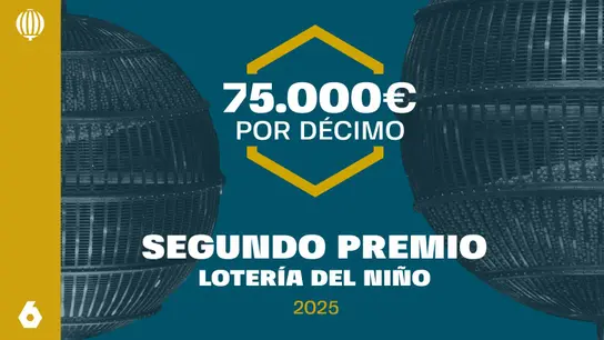 El segundo premio de la Lotería del Niño de 2025 reparte 75.000 euros por décimo. El segundo premio de la Lotería del Niño de 2025 reparte 75.000 euros por décimo.