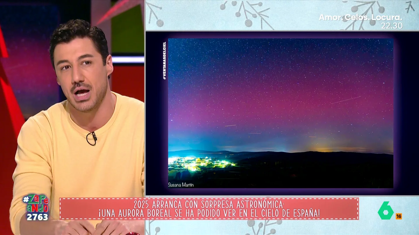 Auroras boreales en España: Francisco Cacho explica por qué se ha podido ver este fenómeno en nuestro país El meteorólogo de laSexta indica que el 2025 va a ser un buen año para ver auroras boreales. Cacho explica que estas se producen debido a una interacción entre una ráfaga de viento solar y la atmósfera.