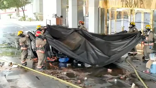 El Tesla que explotó en Las Vegas El Tesla que explotó en Las Vegas