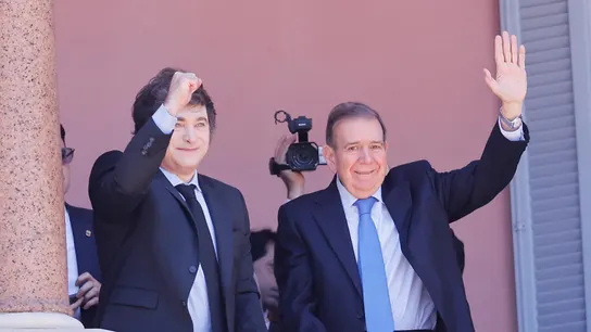 Javier Milei, con Edmundo González Javier Milei, con Edmundo González