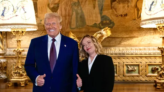 Visita sorpresa de la primera ministra italiana a Donald Trump Visita sorpresa de la primera ministra italiana a Donald Trump