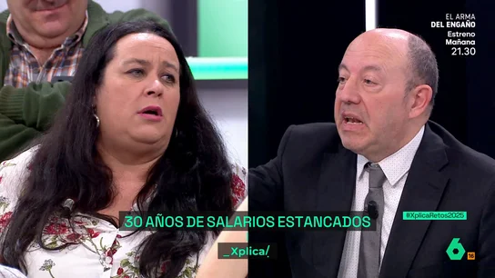 Xplica "¡Eso no es cierto!", la tajante respuesta de una trabajadora a Gonzalo Bernardos por su mensaje sobre el empleo Xplica "¡Eso no es cierto!", la tajante respuesta de una trabajadora a Gonzalo Bernardos por su mensaje sobre el empleo