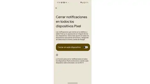 Acrivando el cierre de las notificaciones en todos los disposiitivos Acrivando el cierre de las notificaciones en todos los disposiitivos