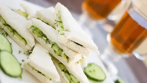Sándwich de pepino Sándwich de pepino