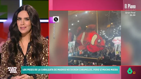 Los peces de la cabalgata de Madrid no dieron caramelos, pero sí mucho miedo: "Ese 'Nemo' venía directo de la rave de Ciudad Real" Los peces de la cabalgata de Madrid no dieron caramelos, pero sí mucho miedo: "Ese 'Nemo' venía directo de la rave de Ciudad Real"