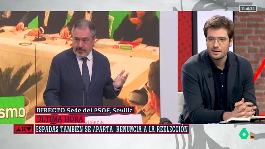Alán Barroso asegura que Andalucía es hoy "una plaza muy difícil" para el PSOE: "Moreno Bonilla es de los más inteligentes del PP" Alán Barroso asegura que Andalucía es hoy "una plaza muy difícil" para el PSOE: "Moreno Bonilla es de los más inteligentes del PP"