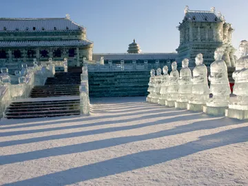 Festival de Esculturas de Hielo y Nieve de Harbin, en China Festival de Esculturas de Hielo y Nieve de Harbin, en China