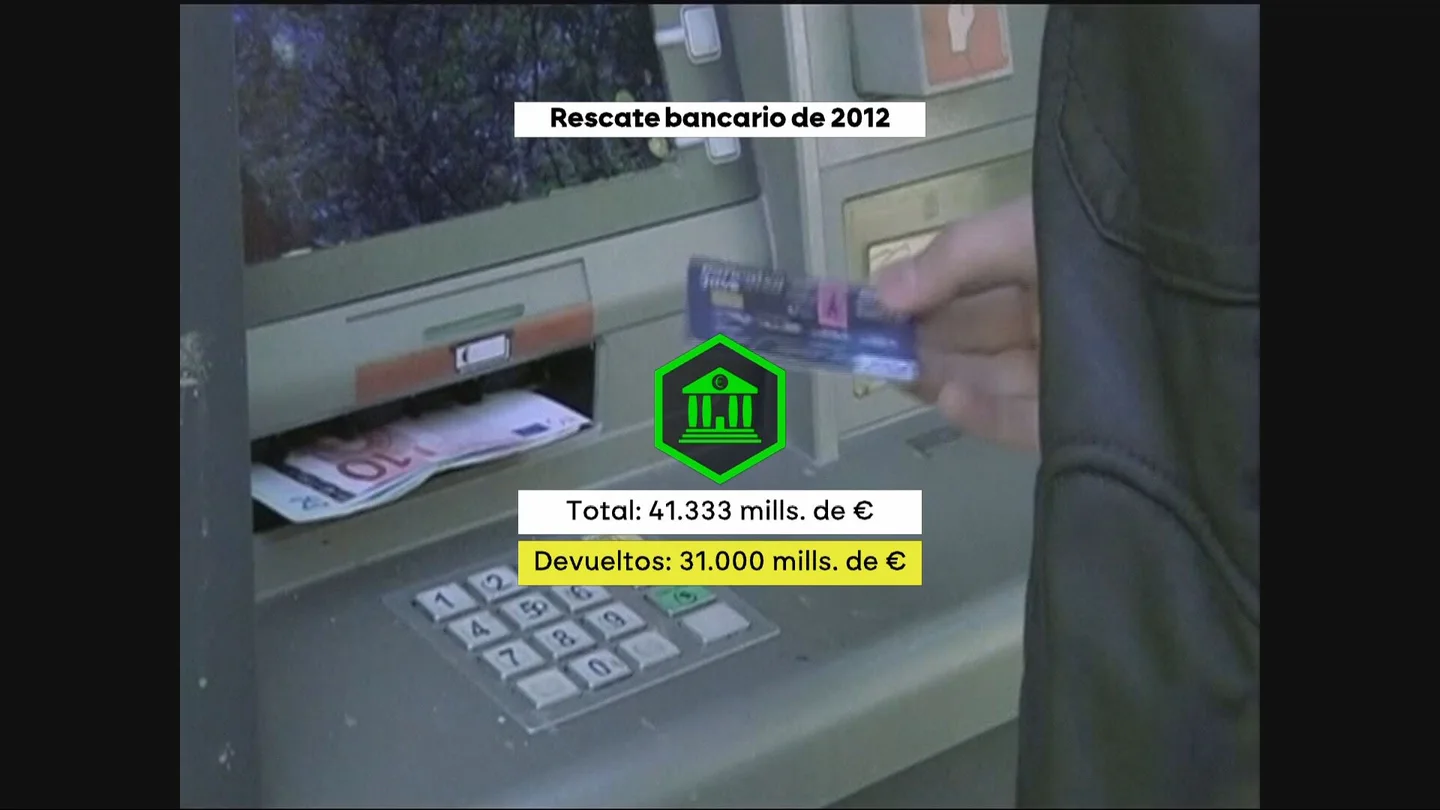 Rescate bancario de 2012: 41.333 millones de euros Rescate bancario de 2012: 41.333 millones de euros
