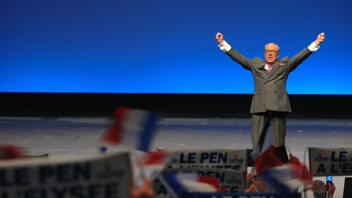 Jean-Marie Le Pen en una imagen de archivo Jean-Marie Le Pen en una imagen de archivo