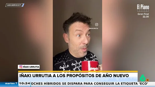 Iñaki Urrutia, sobre los propósitos de Año Nuevo: "¡Relájate! No los vas a cumplir" Iñaki Urrutia, sobre los propósitos de Año Nuevo: "¡Relájate! No los vas a cumplir"