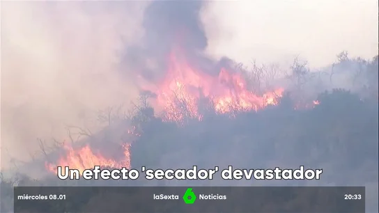 Las llamas destrozan la ciudad de Los Ángeles Las llamas destrozan la ciudad de Los Ángeles