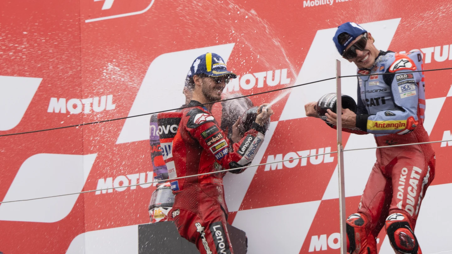 Pecco Bagnaia y Marc Márquez Pecco Bagnaia y Marc Márquez