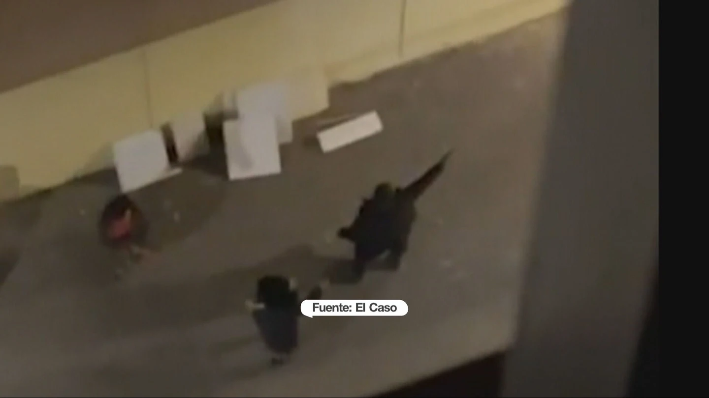 Un tirador, en el barrio de La Mina Un tirador, en el barrio de La Mina