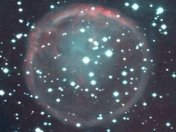 Imagen facilitada por el Instituto de Astrof&iacute;sica de Canarias (IAC) de WeSb1, una nebulosa planetaria 