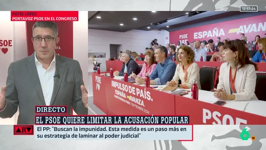 Patxi López es entrevistado en Al Rojo Vivo Patxi López es entrevistado en Al Rojo Vivo