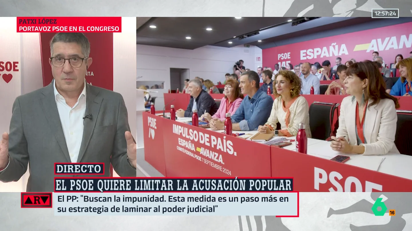 Patxi López es entrevistado en Al Rojo Vivo Patxi López es entrevistado en Al Rojo Vivo