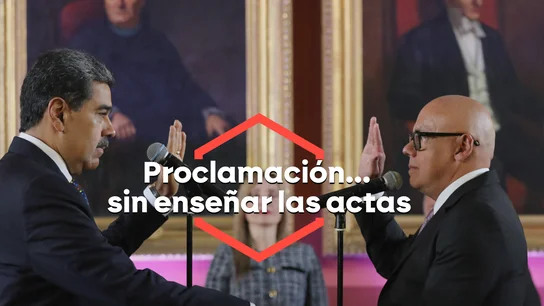 Maduro toma posesión como presidente de Venezuela sin mostrar las actas electorales y entre protestas de la oposición Maduro toma posesión como presidente de Venezuela sin mostrar las actas electorales y entre protestas de la oposición