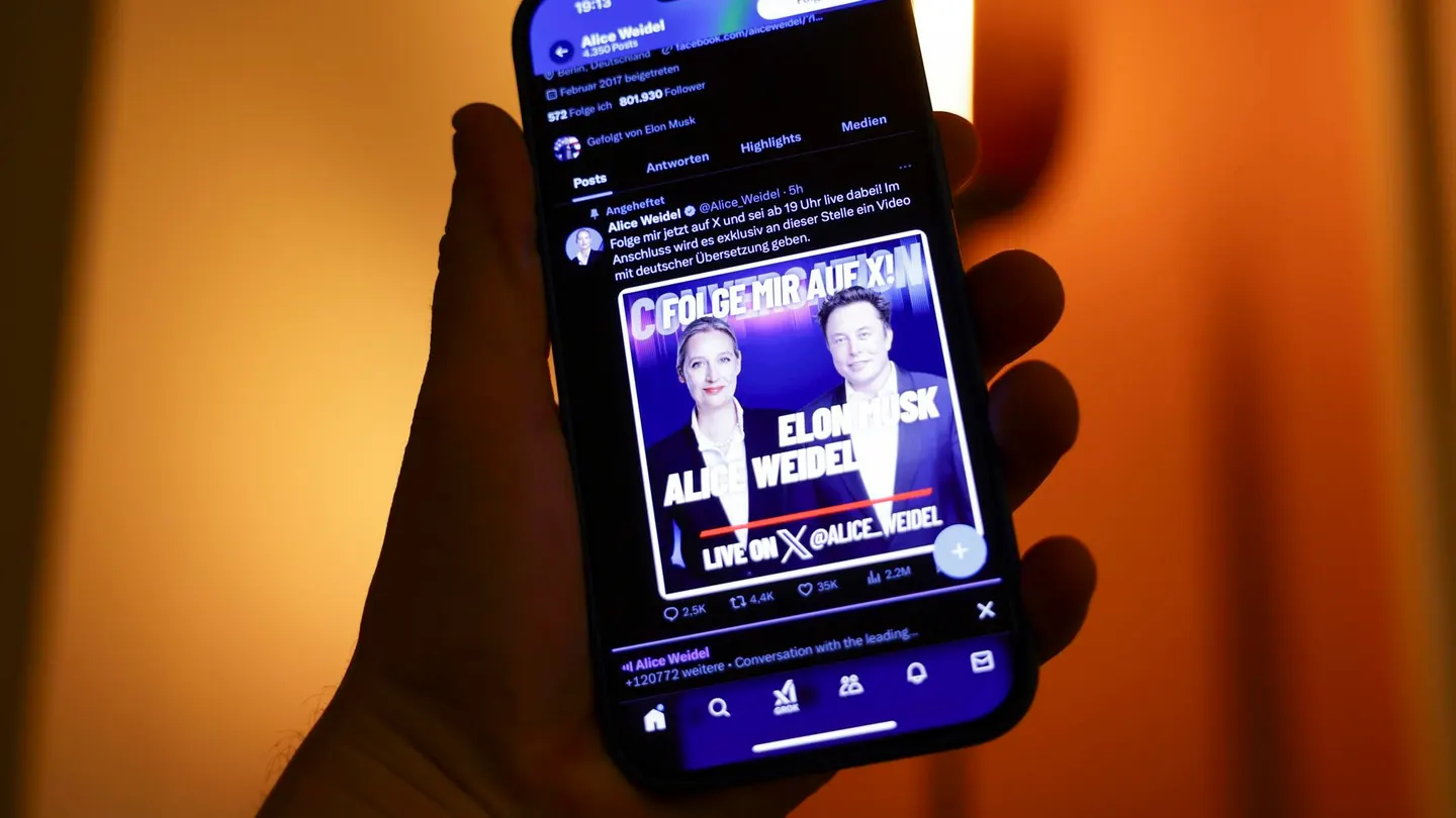 Entrevista de Musk a Weidel en X Entrevista de Musk a Weidel en X