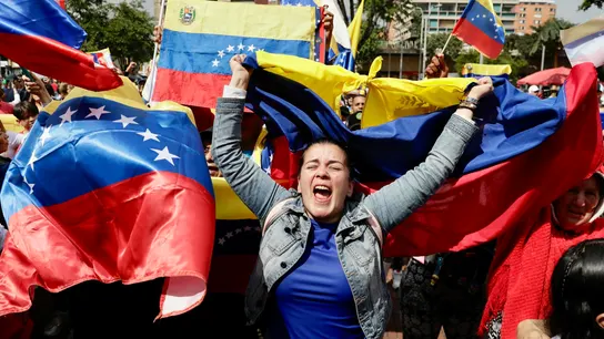 Venezolanos opositores al régimen de Maduro Venezolanos opositores al régimen de Maduro