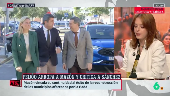 Elizabeth Duval, tras el apoyo del PP al presidente de la Generalitat Valenciana: "No hacen falta más muestras de que Mazón es un cadáver político" Elizabeth Duval, tras el apoyo del PP al presidente de la Generalitat Valenciana: "No hacen falta más muestras de que Mazón es un cadáver político"