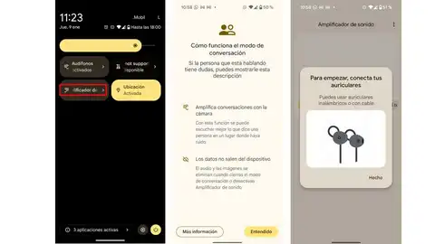 Activando el modo conversación Activando el modo conversación