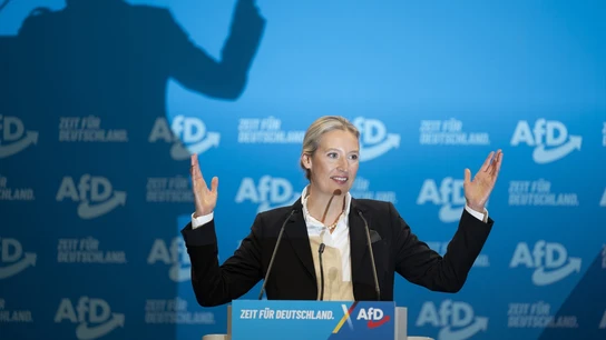 Alice Weidel, candidata de AfD a la Cancillería de Alemania, en una imagen de archivo. Alice Weidel, candidata de AfD a la Cancillería de Alemania, en una imagen de archivo.