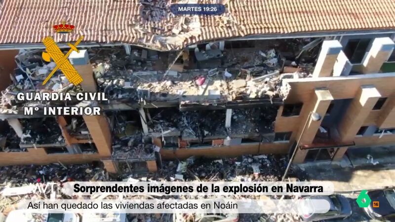 MVT Nuevas imágenes de la doble explosión del edificio