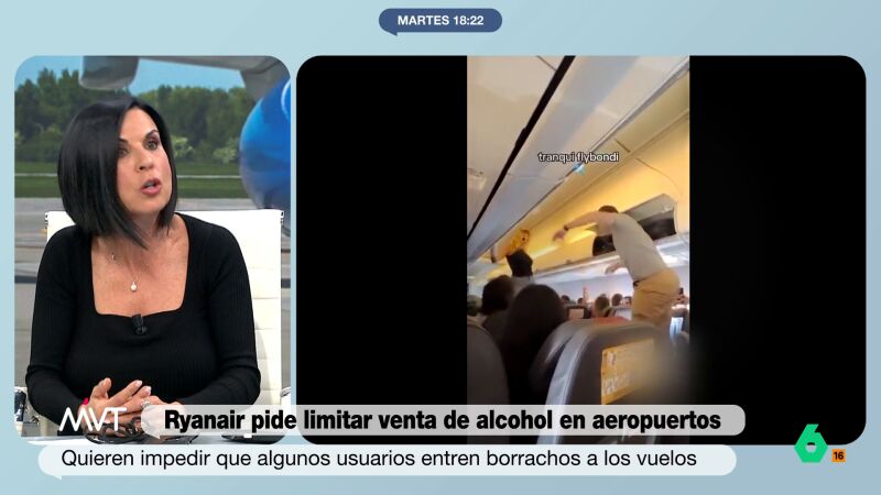 Bea de Vicente responde a Ryanair tras pedir limitar el alcohol en los aeropuertos