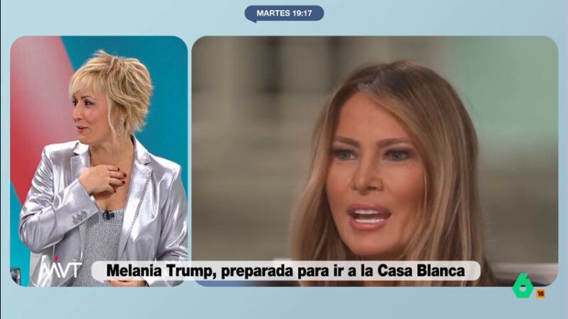 La reacción de Cristina Pardo tras escuchar a Melania Trump: "Qué poco representada me veo en este perfil de mujer"