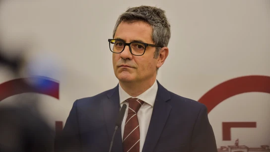 El ministro de Justicia, Félix Bolaños, este lunes. El ministro de Justicia, Félix Bolaños, este lunes.