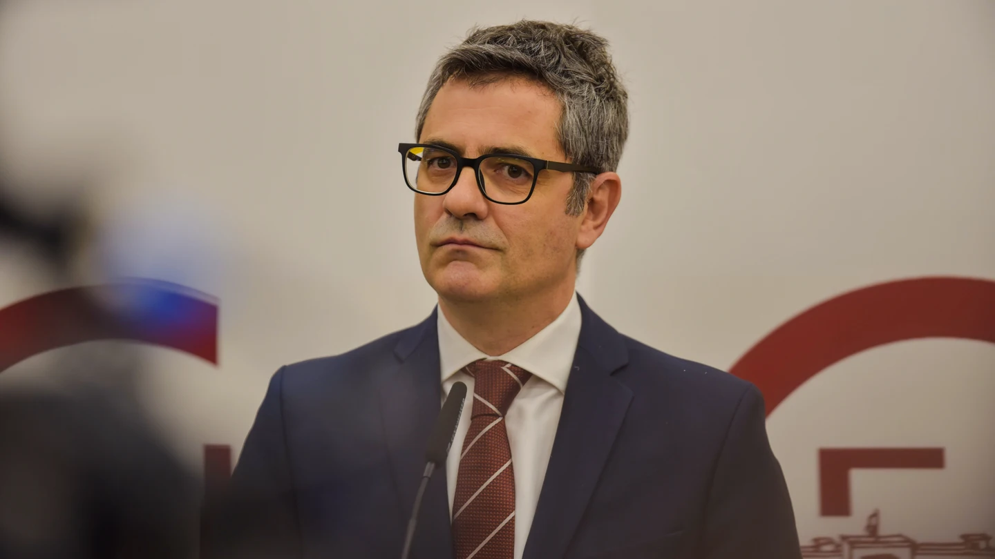 El ministro de Justicia, Félix Bolaños, este lunes. El ministro de Justicia, Félix Bolaños, este lunes.