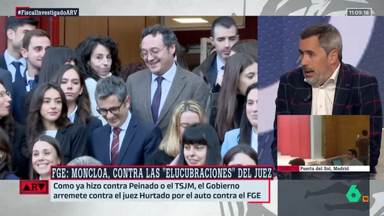 Carlos E. Cué reacciona a las palabras de Bolaños contra el juez del Supremo: "Es una declaración de guerra del ministro de Justicia" Carlos E. Cué reacciona a las palabras de Bolaños contra el juez del Supremo: "Es una declaración de guerra del ministro de Justicia"