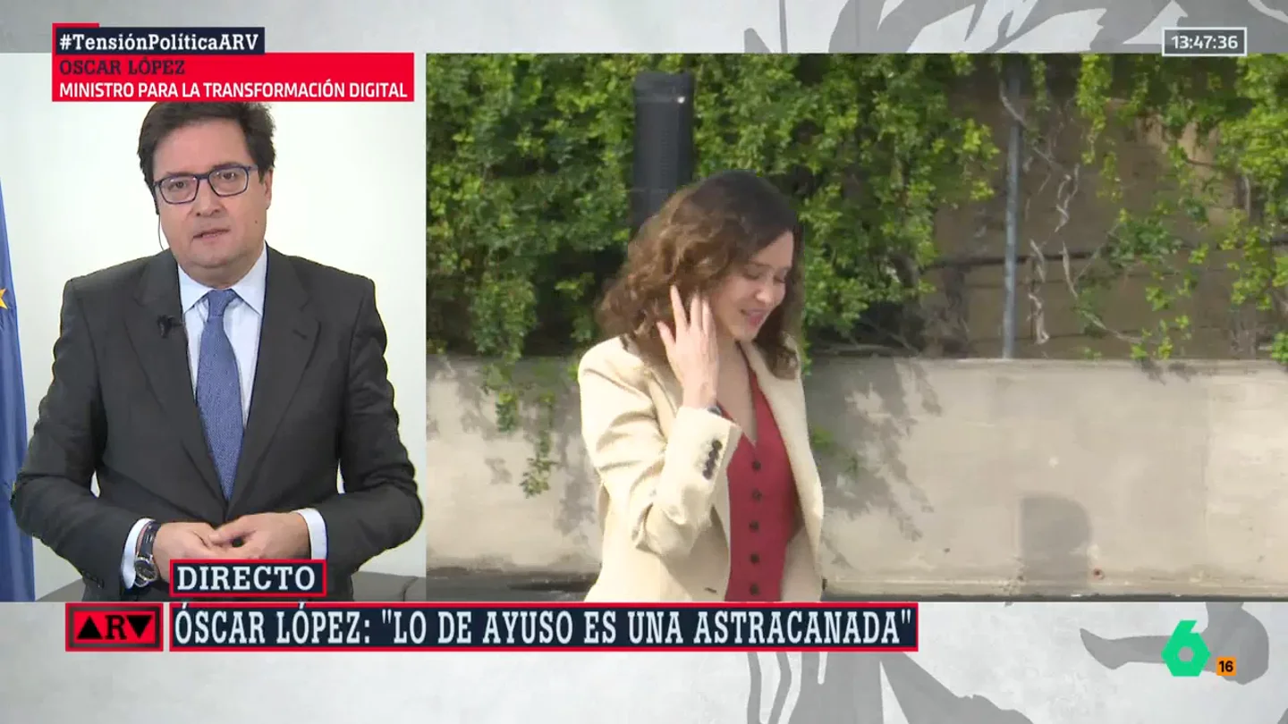 Óscar López, en ARV Óscar López, en ARV