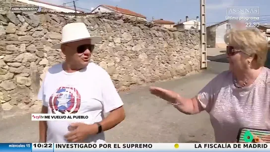 Una señora a su marido, tras venderse como un "partidazo" en 'Me vuelvo al pueblo': "¿Con esa barriga? No te lo creas tanto" Una señora a su marido, tras venderse como un "partidazo" en 'Me vuelvo al pueblo': "¿Con esa barriga? No te lo creas tanto"