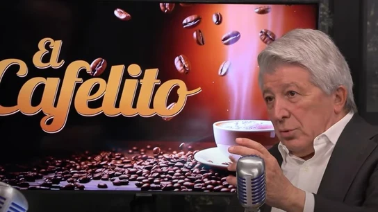 Enrique Cerezo en 'El Cafelito' de Josep Pedrerol Enrique Cerezo en 'El Cafelito' de Josep Pedrerol