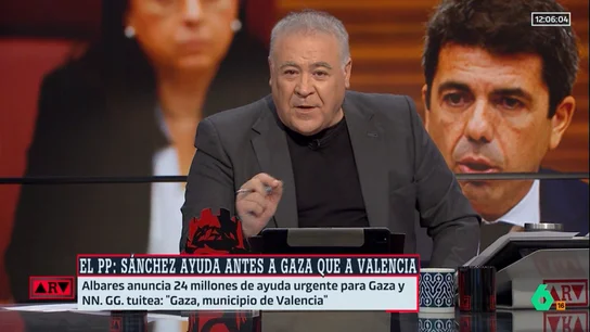 Al Rojo Vivo (17-01-25) La reacción de Ferreras al mensaje racista del PP y Mazón sobre las ayudas a Gaza: "Un poquito más y lo podía haber firmado Jean-Marie Le Pen" Al Rojo Vivo (17-01-25) La reacción de Ferreras al mensaje racista del PP y Mazón sobre las ayudas a Gaza: "Un poquito más y lo podía haber firmado Jean-Marie Le Pen"