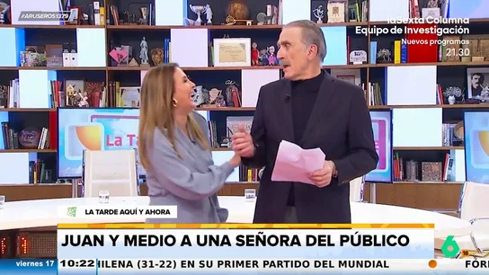 Así reacciona Juan y Medio al decirle que vaya a ver el Juan Sebastián Elcano, el buque de Leonor: "Vete tú, no te joroba" Así reacciona Juan y Medio al decirle que vaya a ver el Juan Sebastián Elcano, el buque de Leonor: "Vete tú, no te joroba"