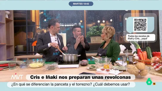 El chef Carlos Maldonado enseña cómo elaborar unas patatas revolconas: la receta paso a paso Los presentadores de Más Vale Tarde se enfrentan a una receta perfecta para los días de frío. Aunque el cocinero sugiere complementar este plato con un huevo frito, en esta ocasión ha escogido acompañarlas con otra elaboración.