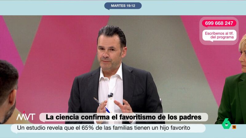 Iñaki López: "Es difícil preguntarle a un padre si tiene un hijo favorito, pero creo que un hijo enseguida lo sabe"