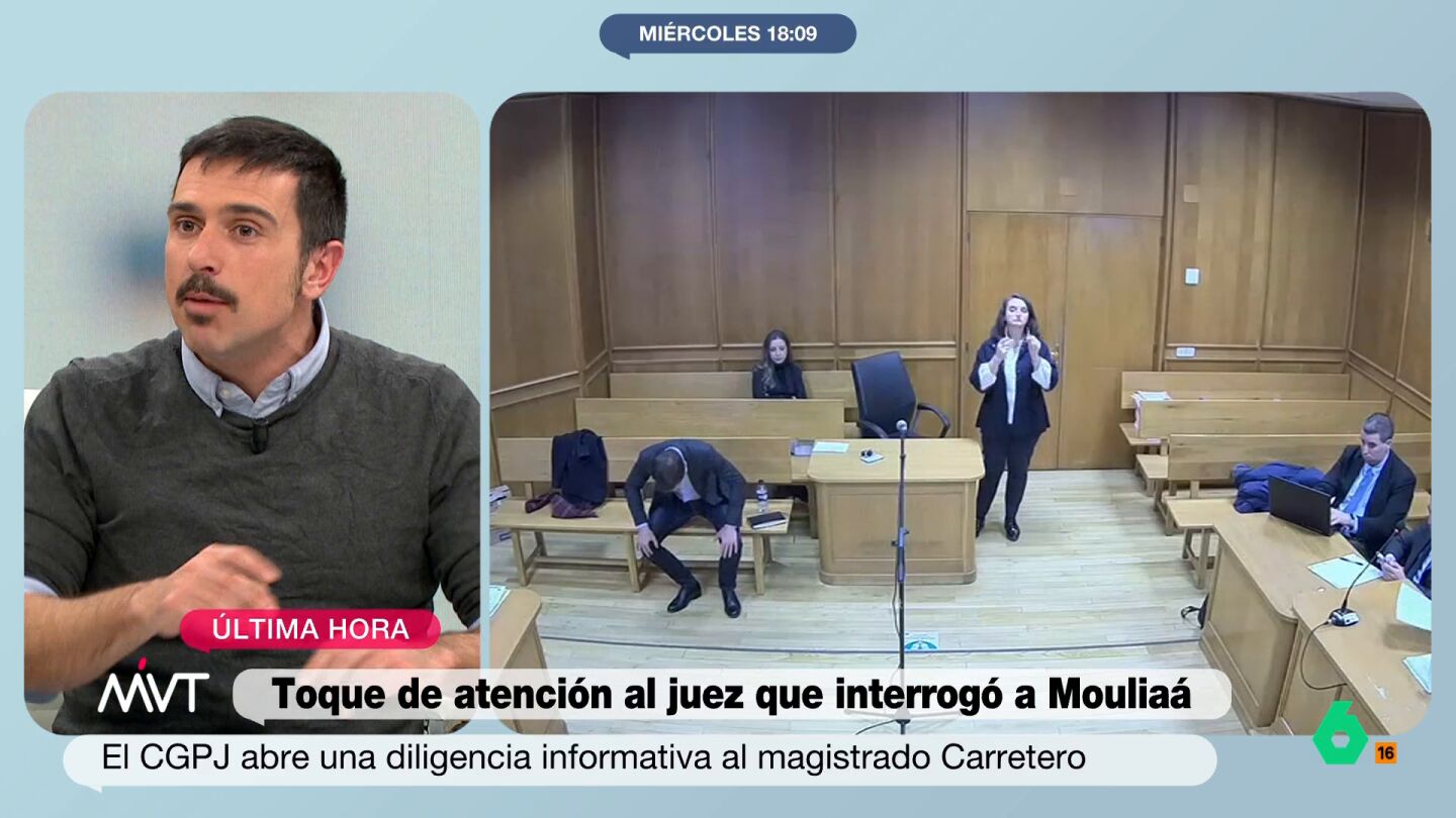 Ramon Espinar analiza en este v&iacute;deo el interrogatorio del juez Carretero a Elisa Moulia&aacute; en el 'caso Errej&oacute;n' y opina sobre que las declaraciones tanto de la denunciante, como del denunciado, se hayan filtrado.