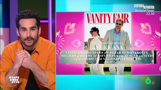 Juan Sanguino analiza el último reportaje sobre el príncipe Harry y Meghan Markle: "Querían cambiar el mundo con un podcast" La pareja ocupa la portada de la revista 'Vanity Fair'. La publicación ha charlado con varias personas que han trabajado con ellos para conocer más a fondo al matrimonio o sus últimos proyectos.