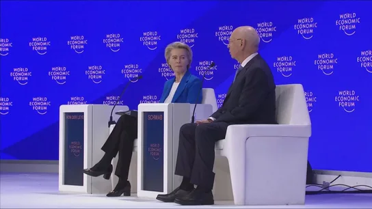 Ursula von der Leyen en Davos Ursula von der Leyen en Davos
